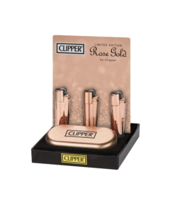 12 Clipper Rose Gold Lighters