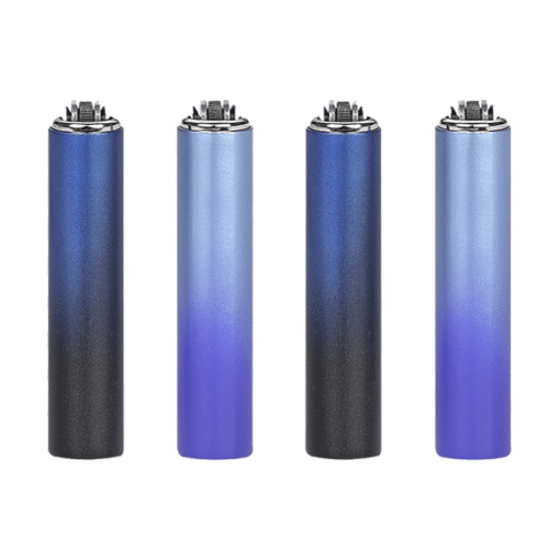 30 Clipper Classic Micro Blue Lighters