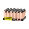 30 Clipper Micro Rose Gold Lighters