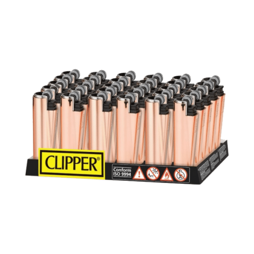 30 Clipper Micro Rose Gold Lighters