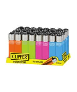 40 Clipper Classic Fluo Lighters