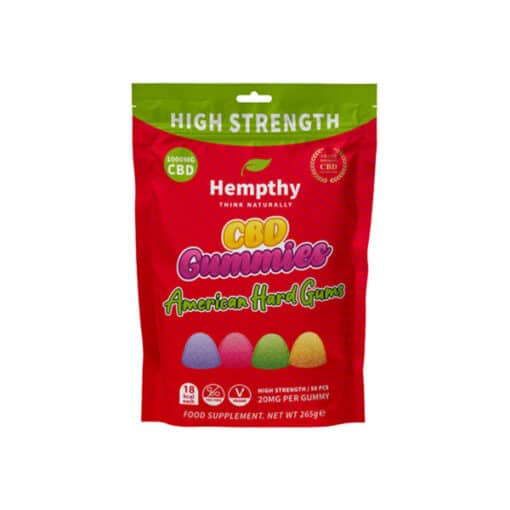 Hempthy 1000Mg Cbd Gummies 50Pcs