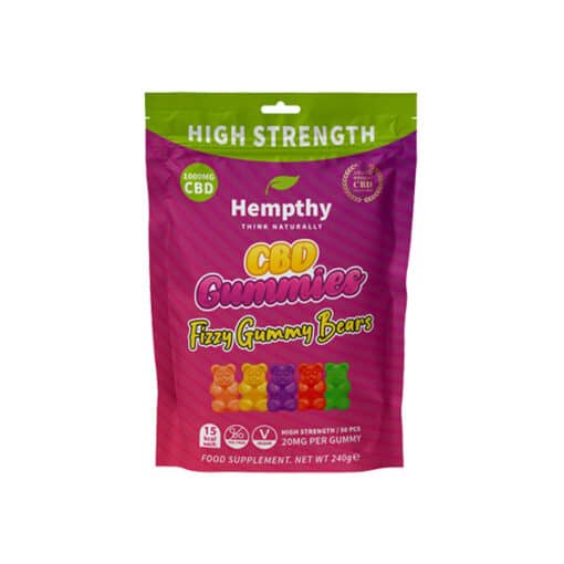 Hempthy 1000Mg Cbd Gummy Bears