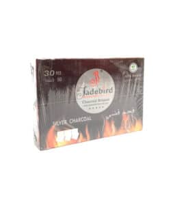 JadeBird Shisha Silver Charcoal 30pcs
