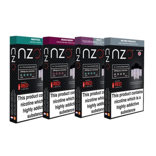 Nzo 20Mg Salt Cartridges Red Liquids