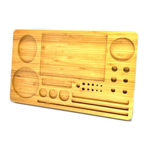 Xl Wooden Rolling Tray Compartments