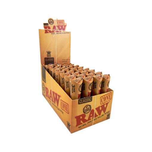 32 Raw King Size Cones 3Pk