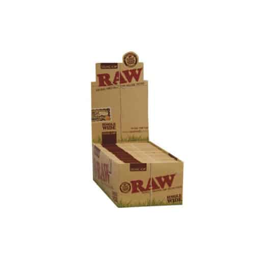 50 Raw Single Wide Organic Hemp Papers