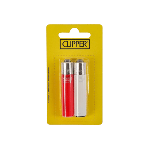 24 Clipper Cp22Rh Micro Solid Flint Lighters Blister Pack Set - Cp1L000Ukh