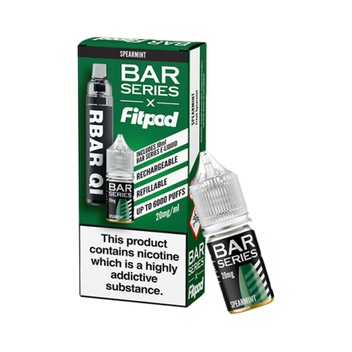 20Mg Bar Series X Fitpod Rbar Qi Refillable Disposable Vape &Amp; 10Ml Nic Salt - 6000 Puffs