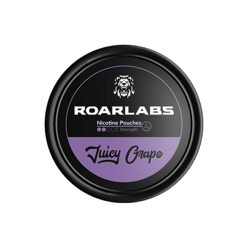 6Mg Roar Labs Juicy Grape Nicotine Pouches