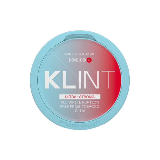 25Mg Klint Avalanche Mint Nicotine Pouch - 20 Pouches