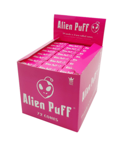 Alien Puff Hot Pink King size Cones 24 Packs