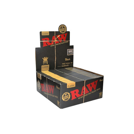 Raw King Size Slim Black Papers