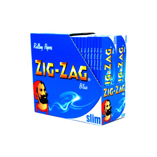 Zig-Zag Blue Slim King 50Pk