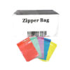Zipper 40mm Orange Bags 5pk